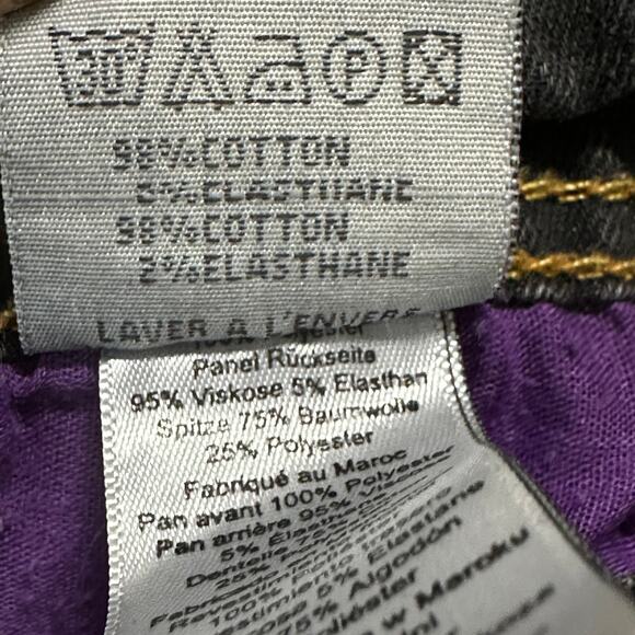 Massimo Dutti Tapered Slim Jeans Men Size 33 Gray Button Fly Faded Look Denim - Picture 8 of 9